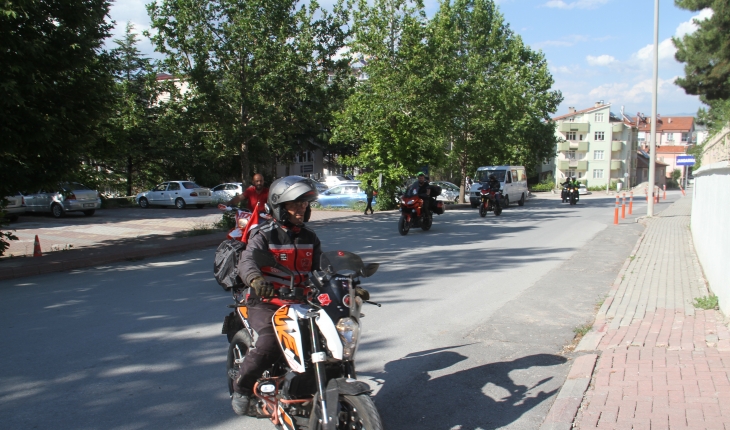 Motosikletliler Jandarma Teşkilatının kuruluş yıldönümü için 