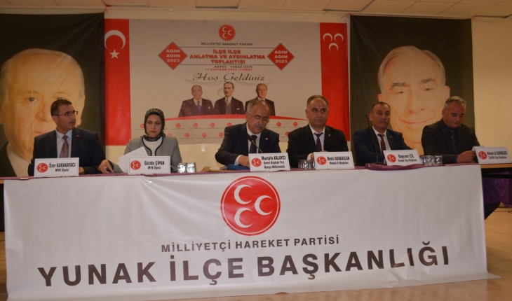 Yunak'ta "Adım Adım 2023, İlçe İlçe Aydınlatma" toplantısı