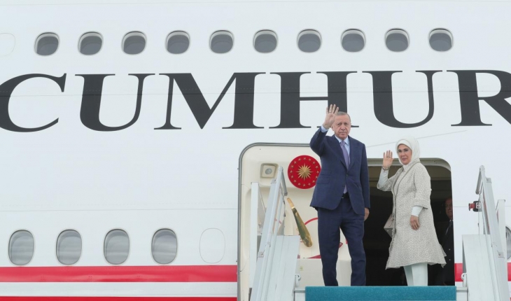 Cumhurbaşkanı Erdoğan’ın uçağında yeni ibare