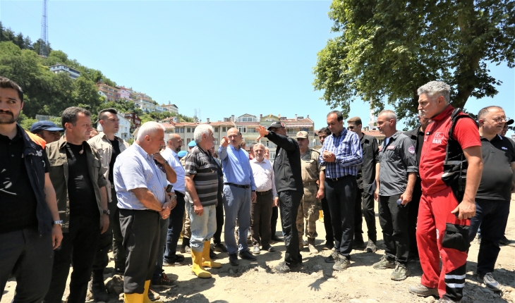 Süleyman Soylu, Kastamonu'daki sel bölgesinde