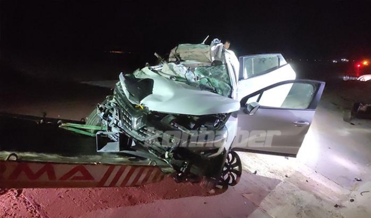 Konya'da takla atan otomobil hurdaya döndü: 1'i ağır 4 yaralı