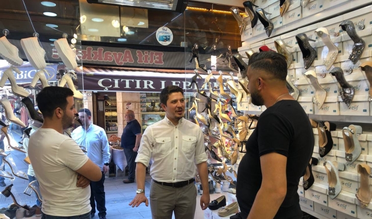 Milletvekili Özboyacı, Tarihi Bedesten esnafını ziyaret etti