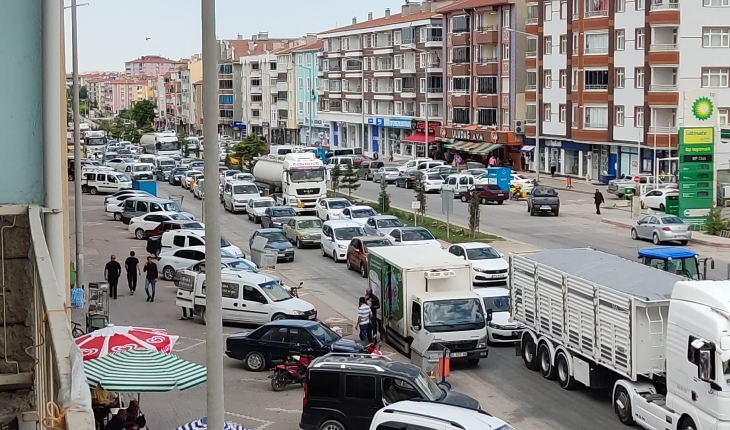 Konya-Ankara karayolunda bayram yoğunluğu