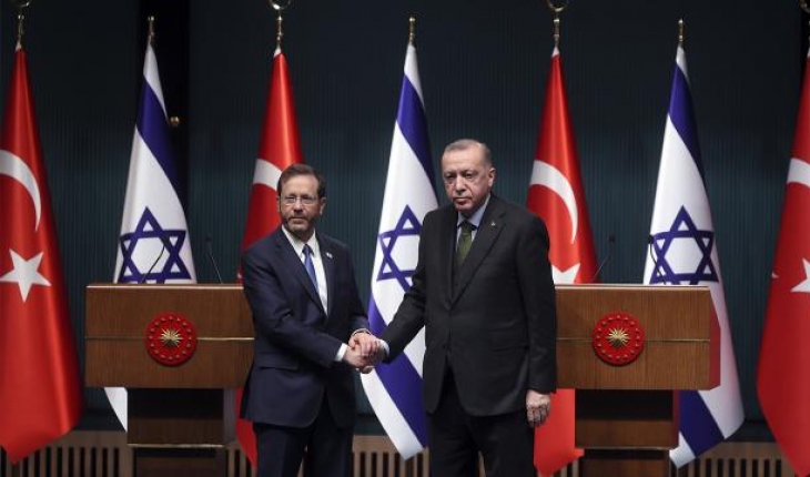 Cumhurbaşkanı Erdoğan İsrail Cumhurbaşkanı Herzog ile görüştü