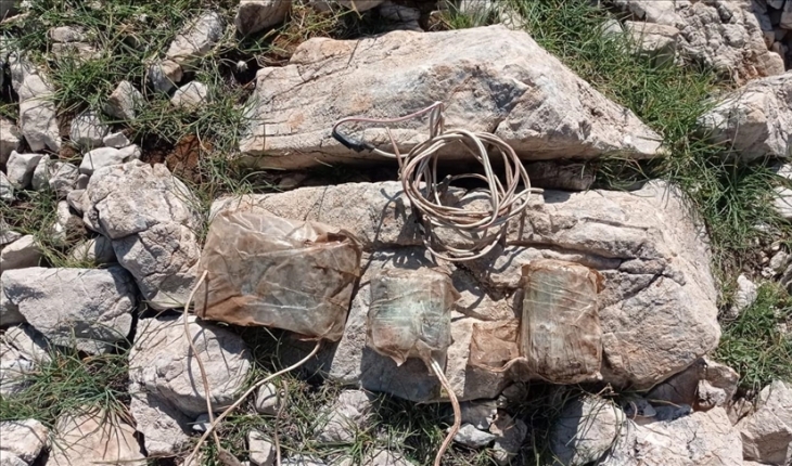 Tunceli'de teröristlerce araziye tuzaklanmış patlayıcı imha edildi