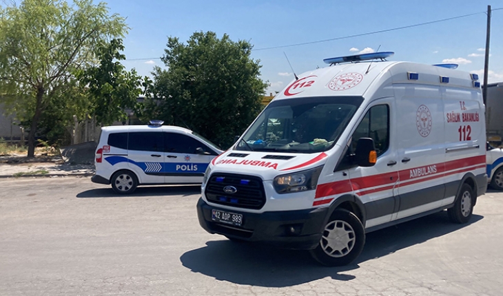 Konya’da silahla vurulan kişi hastaneye kaldırıldı