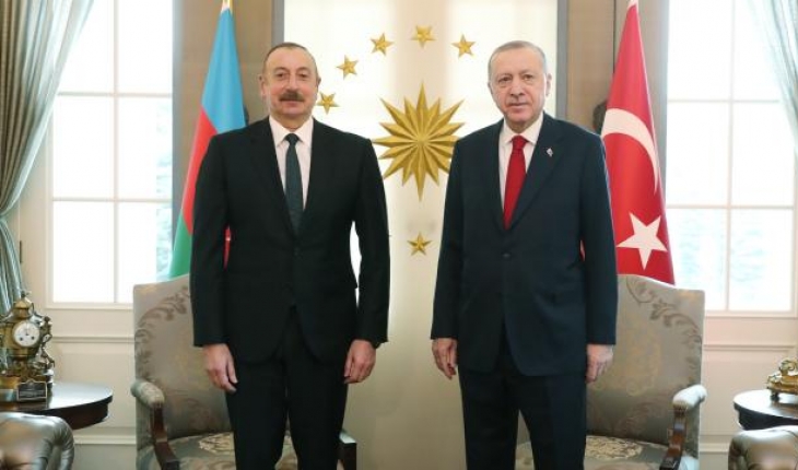 Cumhurbaşkanı Erdoğan ve Aliyev ile görüştü