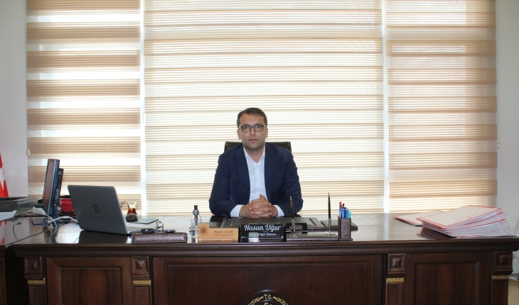 Yunak'a atanan cumhuriyet savcısı Hasan Uğur görevine başladı