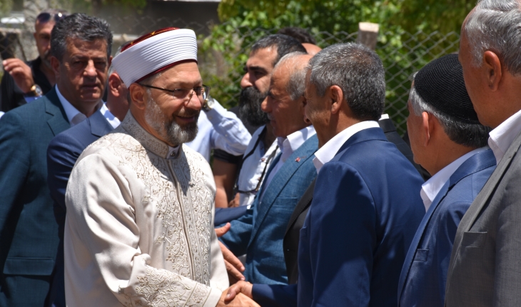 Diyanet İşleri Başkanı Erbaş, Şırnak’ta hutbe irat etti