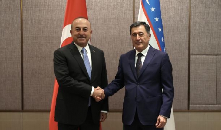 Bakan Çavuşoğlu, Özbek mevkidaşı Narov’la görüştü