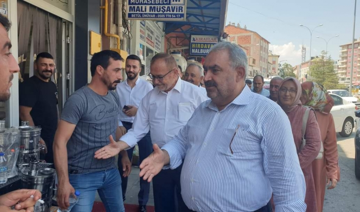 Milletvekili Etyemez, Seydişehir'de ziyaretlerde bulundu