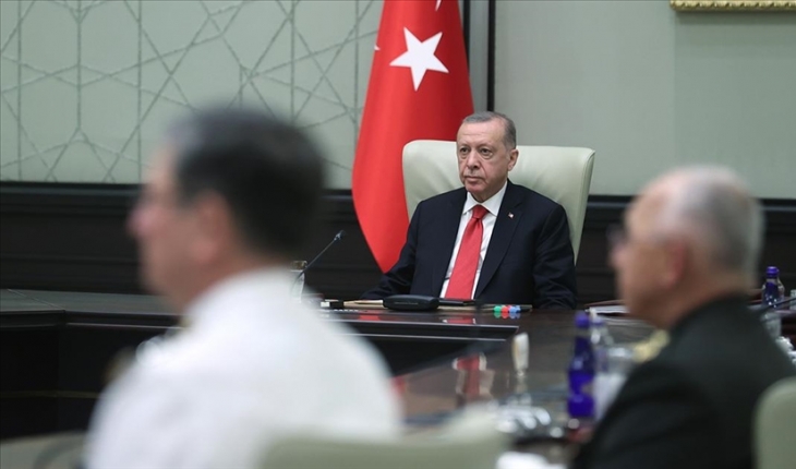 Yüksek Askeri Şura, Cumhurbaşkanı Erdoğan başkanlığında toplandı