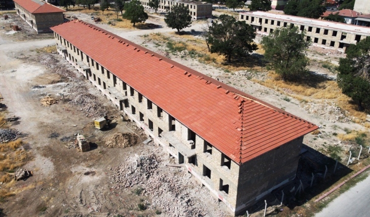 Korkut Ata Sosyal Tesisleri’nde restorasyon hızla devam ediyor