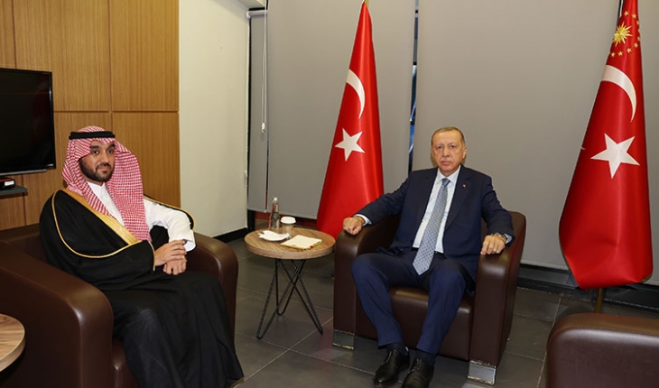 Cumhurbaşkanı Erdoğan, 5. İslami Dayanışma Oyunları'nda ikili görüşmelerde bulundu