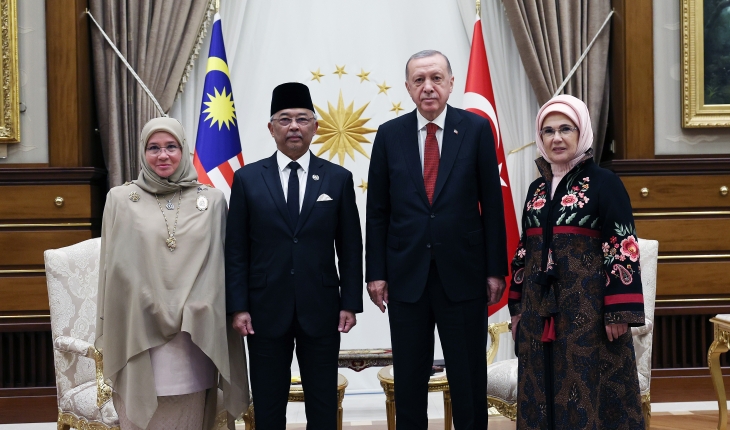 Cumhurbaşkanı Erdoğan ile Malezya Kralı Sultan Abdullah Şah baş başa görüştü