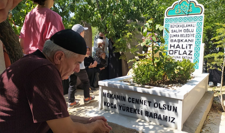 Halit Oflaz mezarı başında anıldı