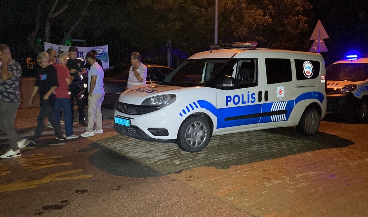Konya’da durdurulmak istenen araç polise çarptı