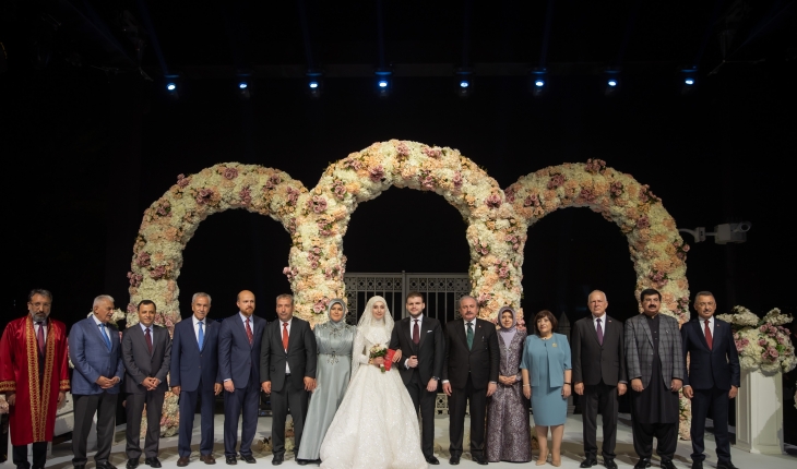 TBMM Başkanı Şentop’un oğlu Selahaddin Şentop evlendi