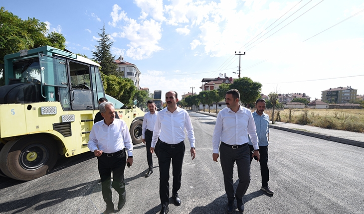 Akşehir’de yatırımları inceleyen Başkan Altay: Önceliğimiz sağlam bir altyapı
