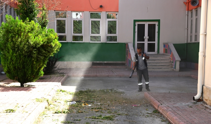 Selçuklu’da okullarda temizlik seferberliği başladı