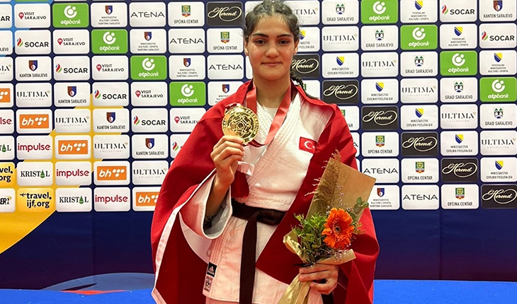 Konya Büyükşehir Belediyesporlu Sinem Oruç dünya şampiyonu oldu
