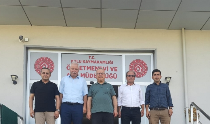 Karamanoğlu Mehmetbey Üniversitesi Rektörü Ak’tan Kulu’ya ziyaret