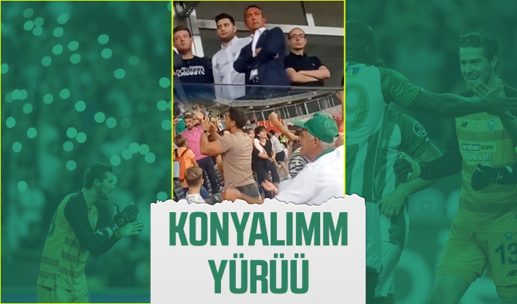 Konyasporlu, Ali Koç'a bakarak 