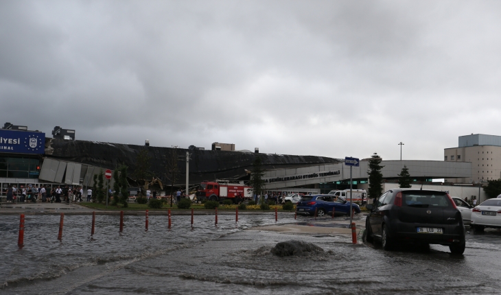 Bursa'da sağanak nedeniyle su baskınları meydana geldi