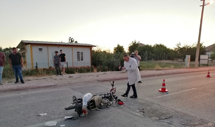 Konya’da traktör ile çarpışan elektrikli bisikletteki bir kişi öldü