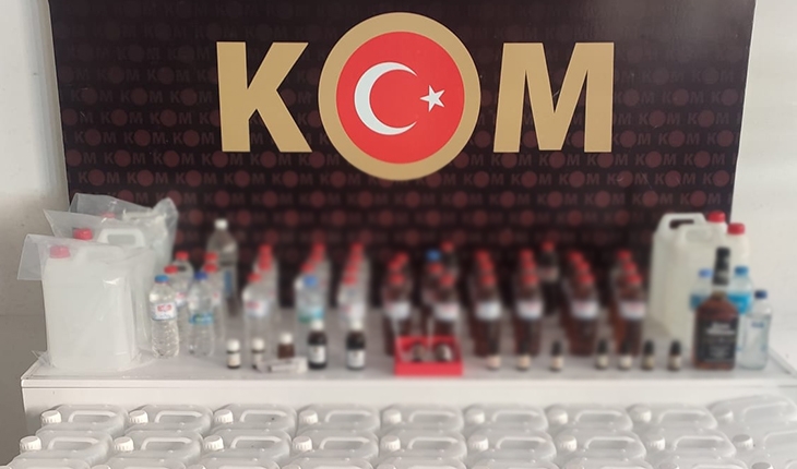 Konya'da kaçak ve sahte içki operasyonu: 5 şüpheli yakalandı