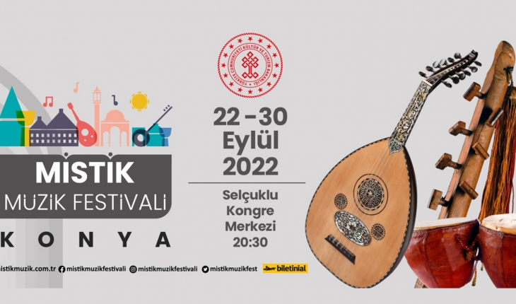 “19. Uluslararası Konya Mistik Müzik Festivali“ sanatseverlerle buluşacak