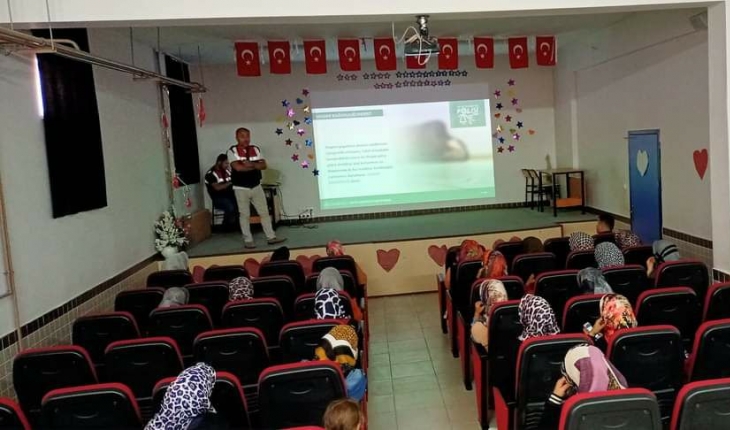 Beyşehir'de annelere uyuşturucu konulu seminer verildi