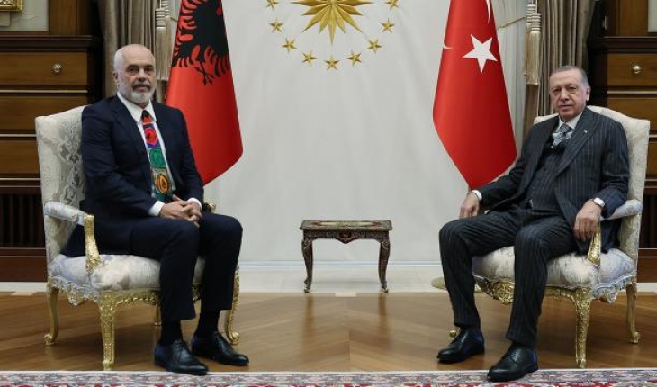 Cumhurbaşkanı Erdoğan, Rama'yı kabul etti