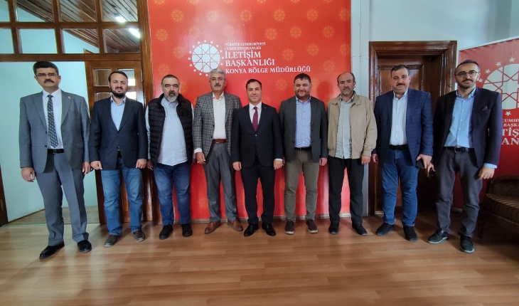 Konya Gazeteciler Cemiyet Cemiyeti yönetiminden Taner Taşkıran’a ziyaret