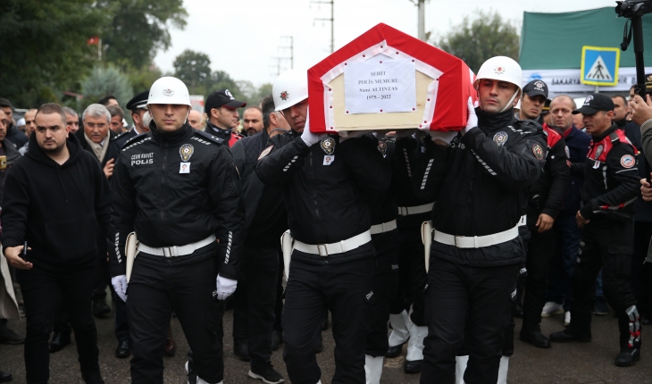 Şehit polis memuru Altıntaş son yolculuğuna uğurlandı