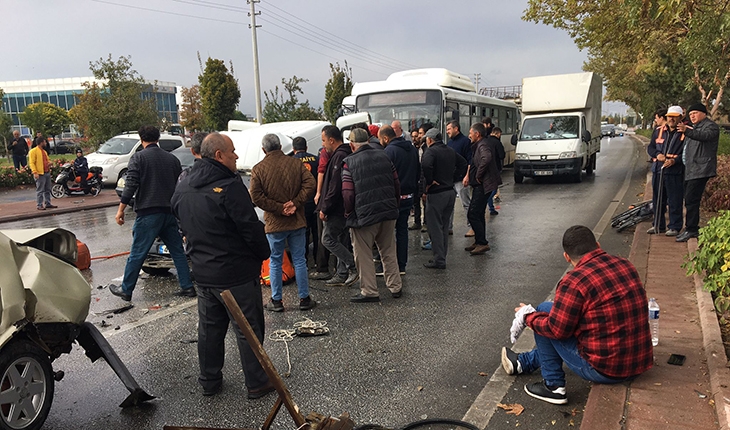 Konya’da zincirleme kaza: 8 araç birbirine girdi