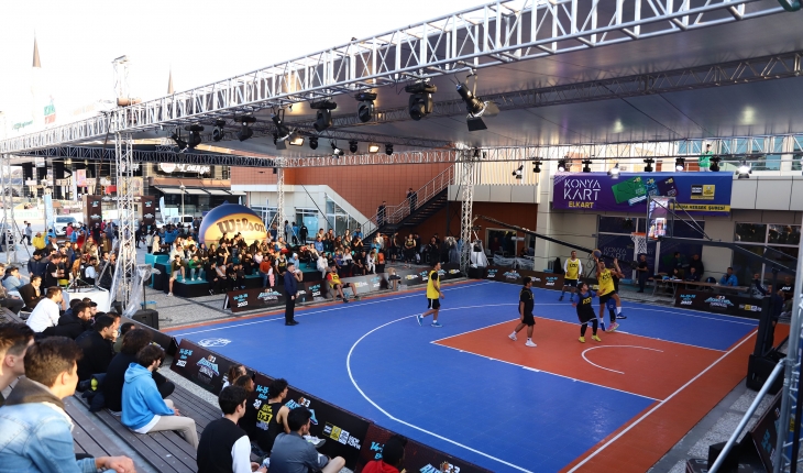 Konya’da ’3x3 Basketbol Turnuvası’ heyecanı yaşandı