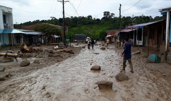Kolombiya’da şiddetli yağışlardan 20 bin kişi etkilendi