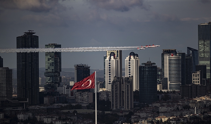 Türk Yıldızları’nın 29 Ekim gösterisi izleyenleri hayran bıraktı