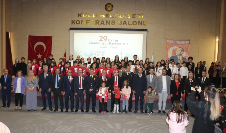 Kulu'da 29 Ekim Cumhuriyet Bayramı kutlandı