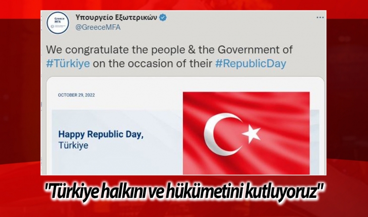 Yunanistan, 29 Ekim Cumhuriyet Bayramı'nı kutladı