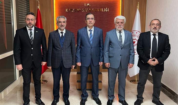 KONTV yöneticilerinden Karatay Kaymakamı Güner’e ziyaret