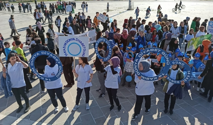 Beyşehir’de diyabet farkındalığı için yürüyüş düzenlendi