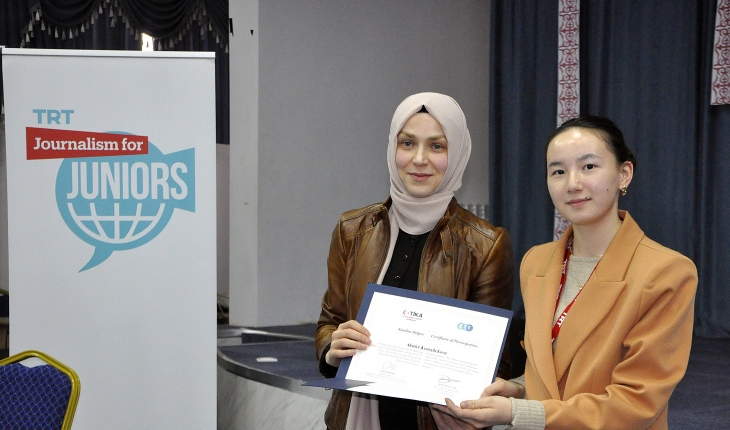 Türk medya uzmanları Kırgızistan’lı öğrencilere eğitim verdiler