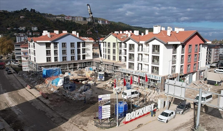 Bozkurt'ta selzedeler için yapılan TOKİ konutlarında sona gelindi