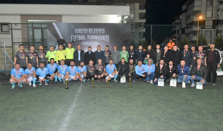 Karatay Belediyesi birimler arası futbol turnuvası sona erdi
