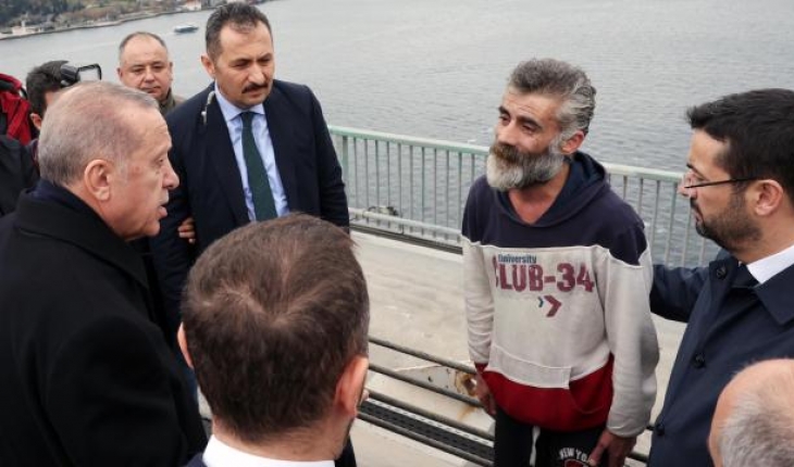 Cumhurbaşkanı Erdoğan 15 Temmuz Şehitler Köprüsü'ndeki intiharı önledi