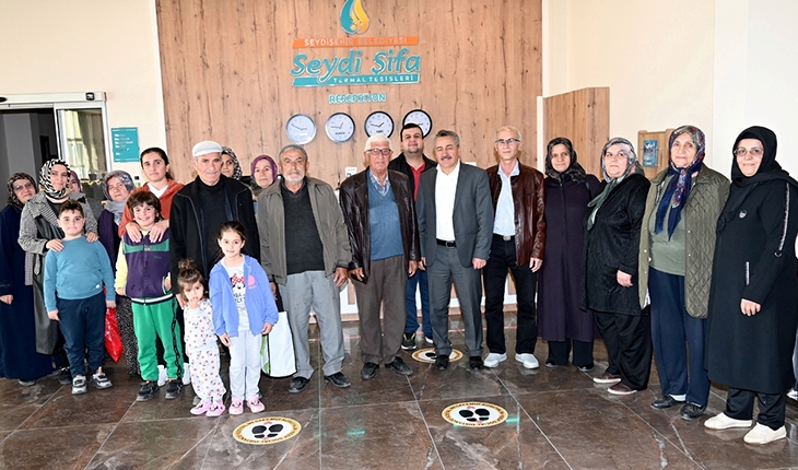 Şehit aileleri ve gaziler Seydi Şifa Termal Tesislerinde Başkan Tutal’ın misafiri oldu