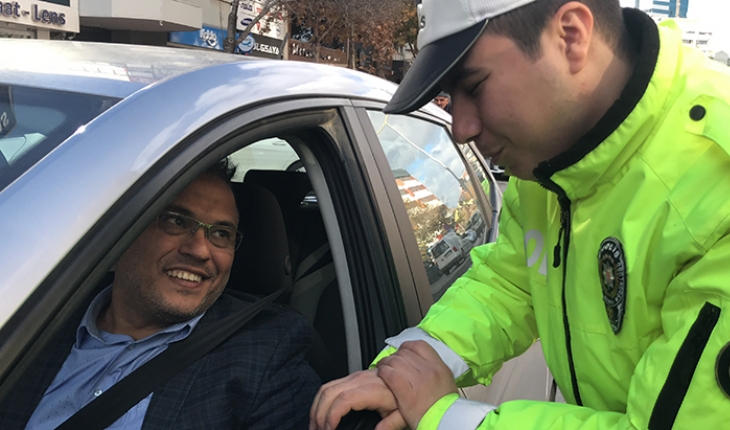 Konyalı görme engelli Ahmet’in polis olma hayali gerçek oldu