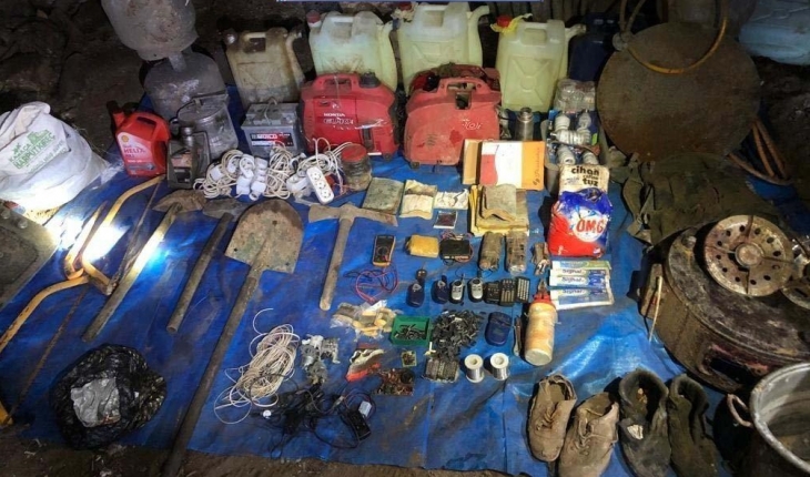 Eren Abluka Sonbahar-Kış-13 operasyonunda terör örgütünün sığınakları  imha edildi